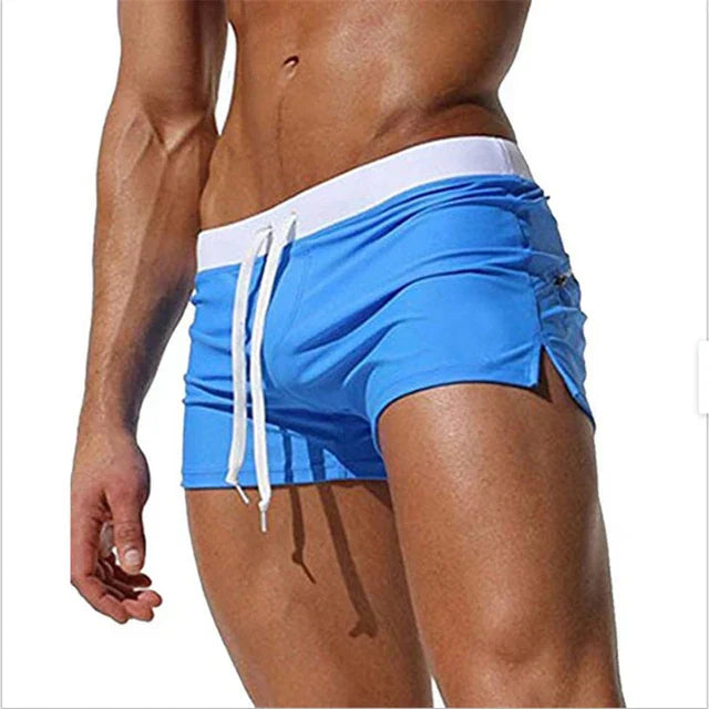 Waterproof Men's Swim Trunks Fast Dry