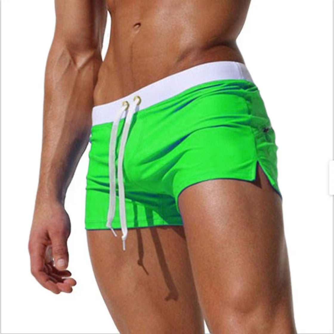 Waterproof Men's Swim Trunks Fast Dry