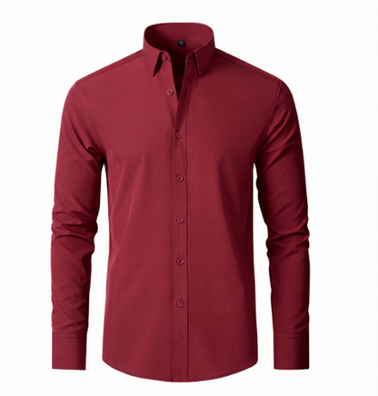 Slim Fit Dress Shirt Long Sleeve
