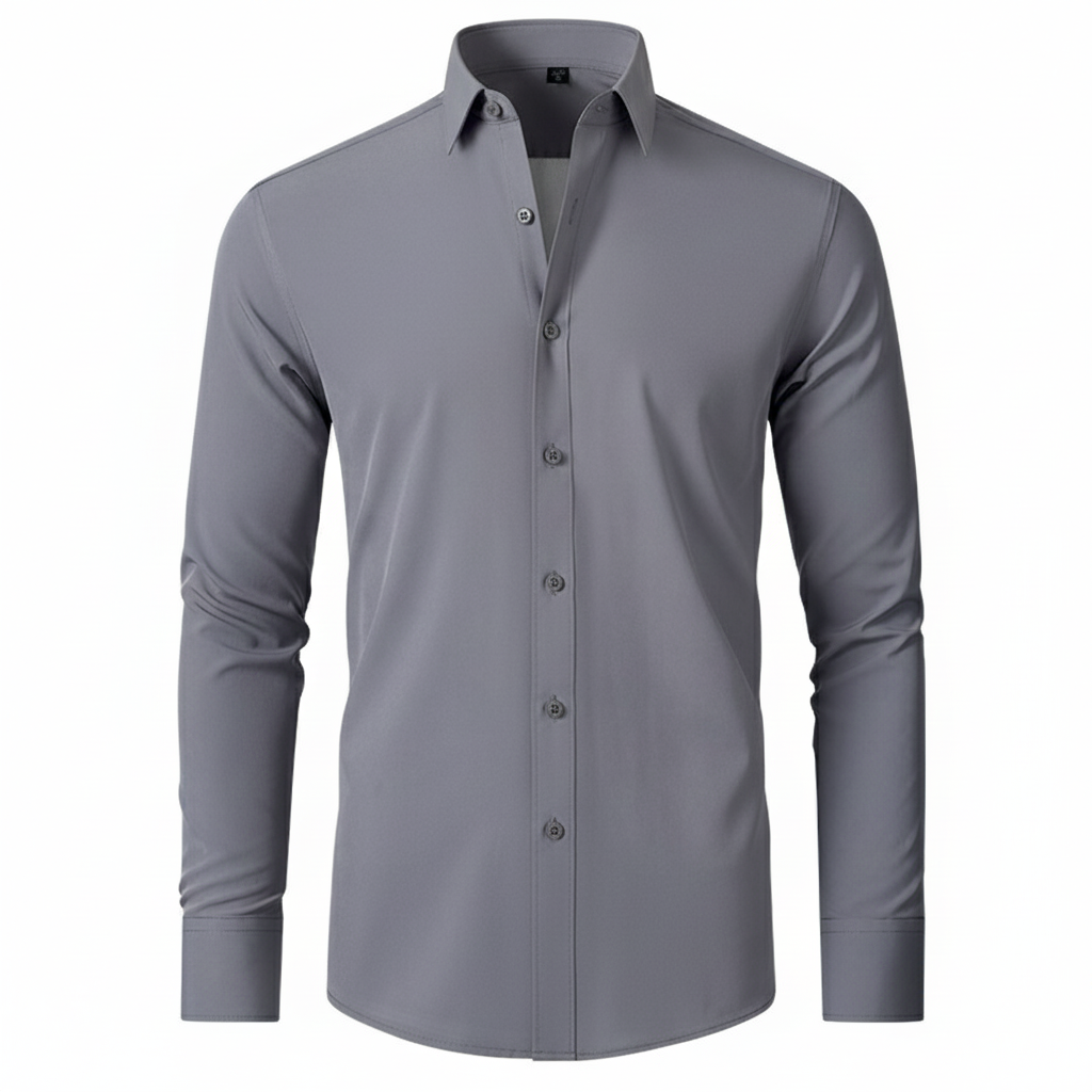 Slim Fit Dress Shirt Long Sleeve