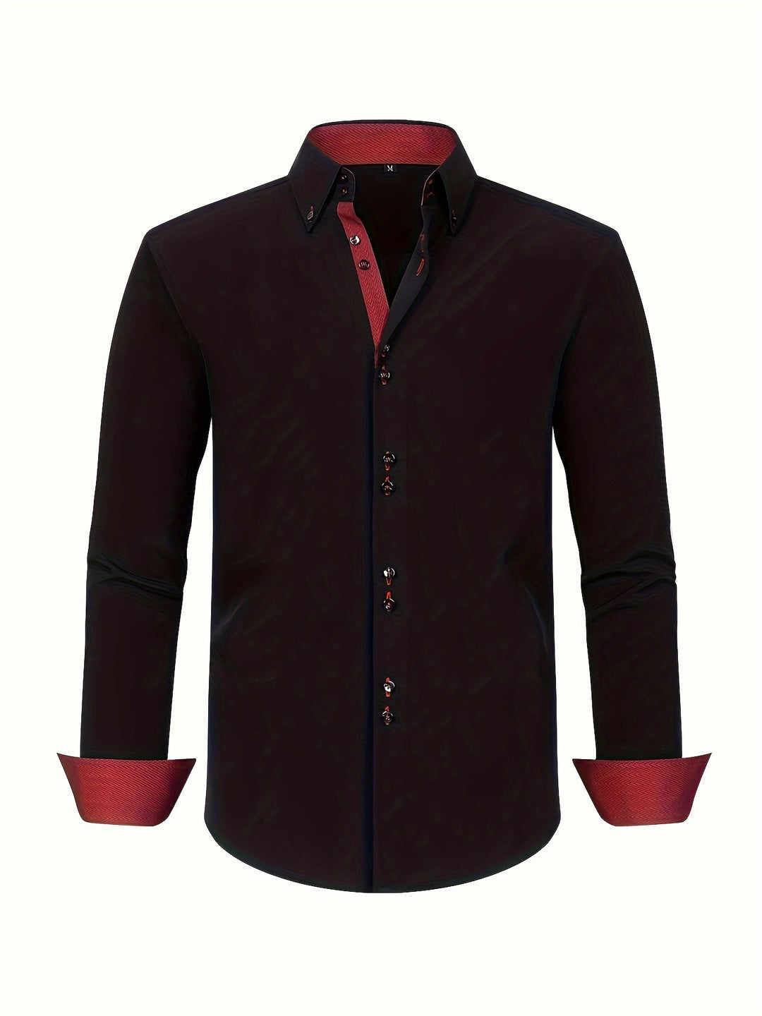 Slim Fit Men's Long Sleeve Dress Shirt