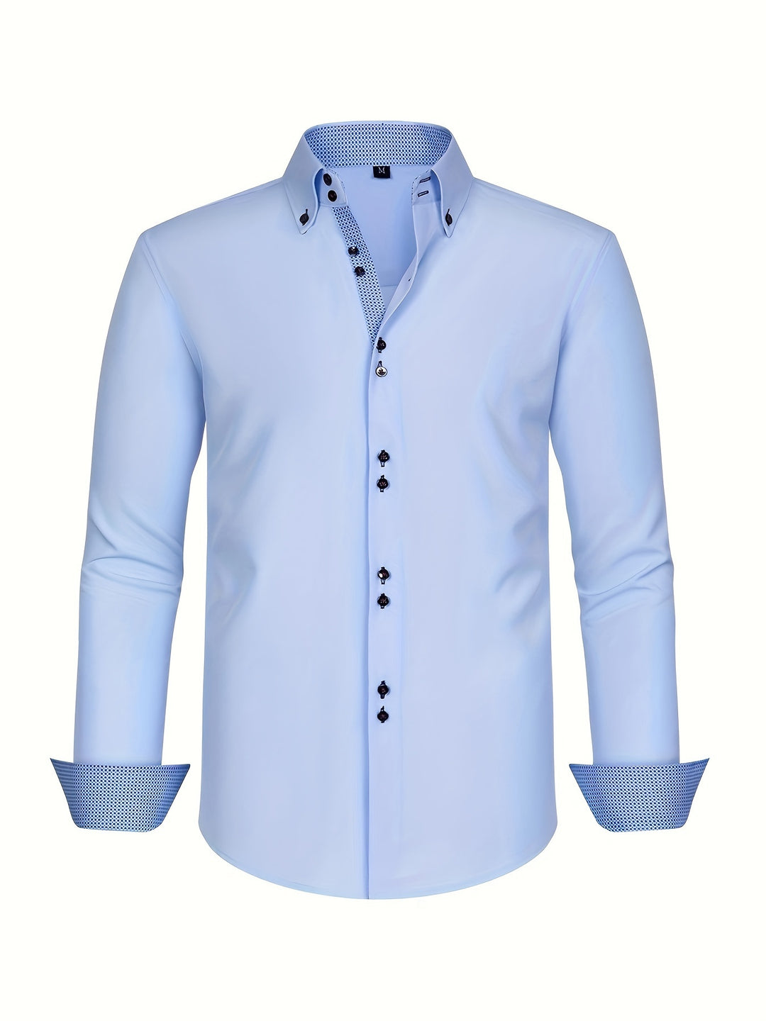 Slim Fit Men's Long Sleeve Dress Shirt
