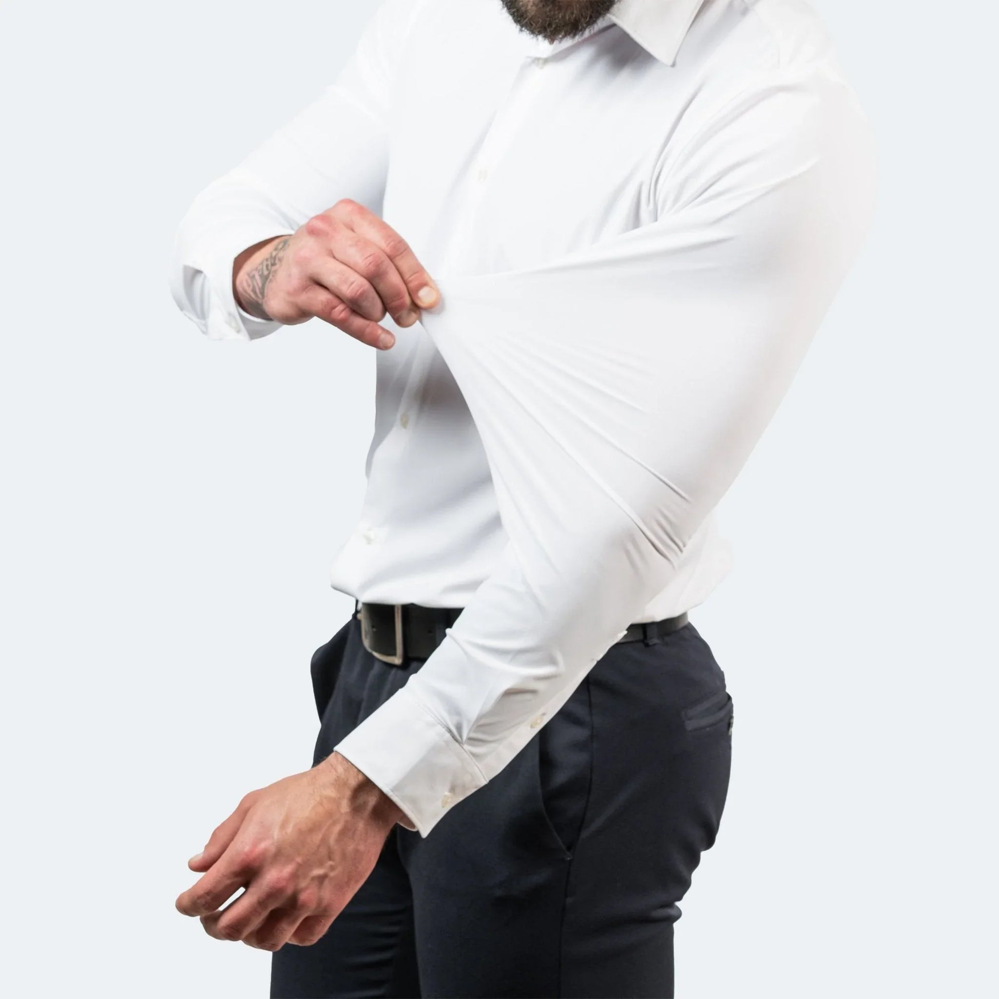 Slim Fit Dress Shirt Long Sleeve - Luxivelle