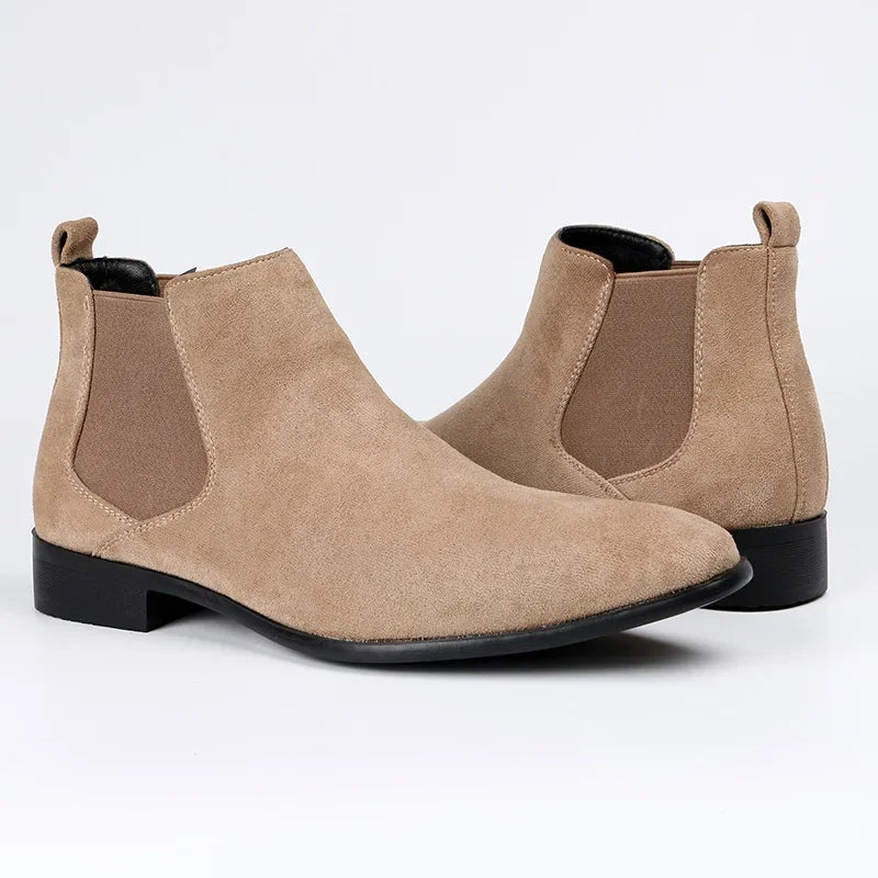 Men's Leather Ankle Boots | Formal Office Shoes