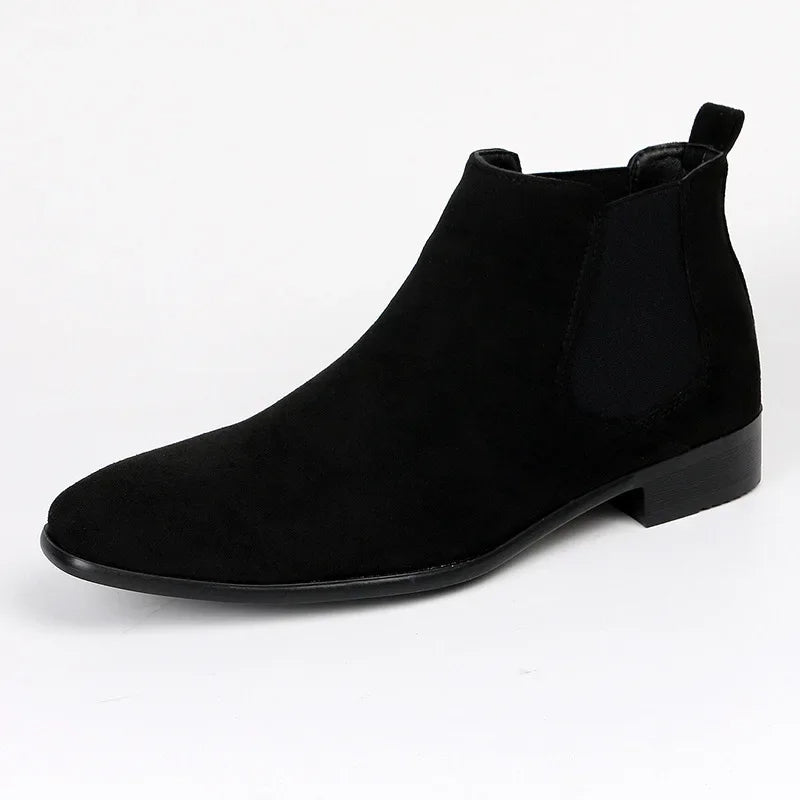 Men's Leather Ankle Boots | Formal Office Shoes