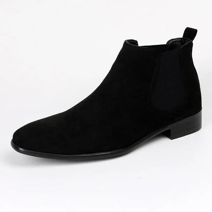 Men's Leather Ankle Boots | Formal Office Shoes