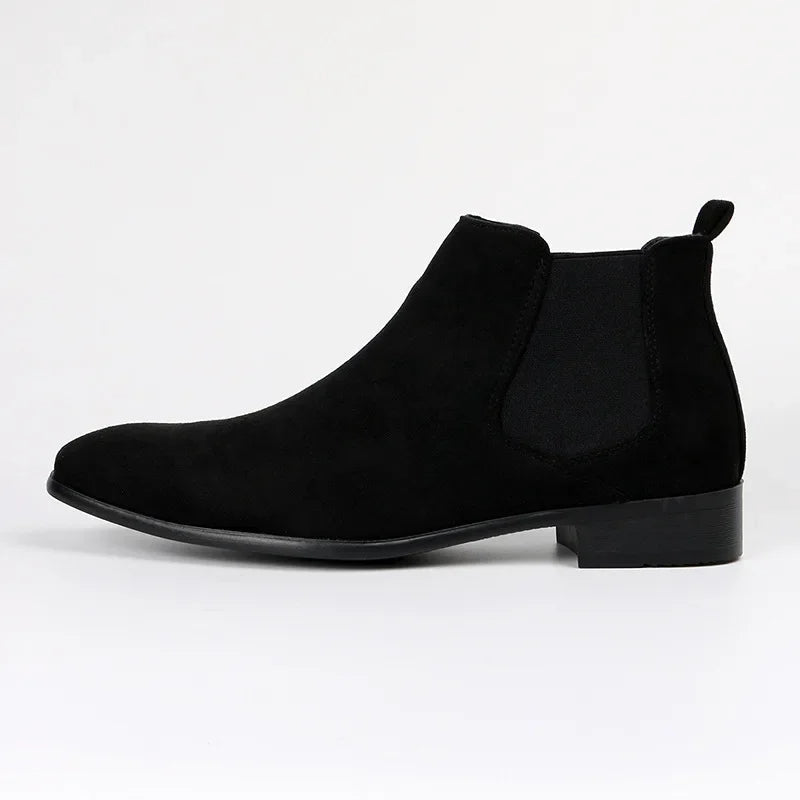 Men's Leather Ankle Boots | Formal Office Shoes