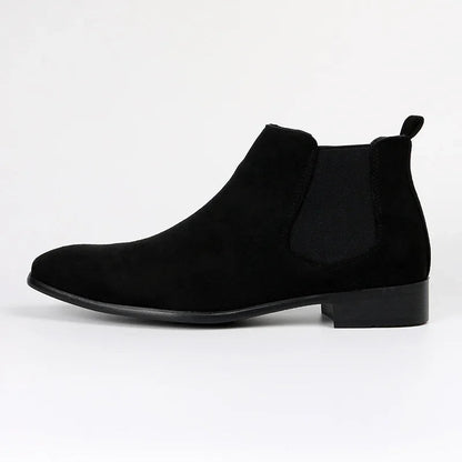 Men's Leather Ankle Boots | Formal Office Shoes