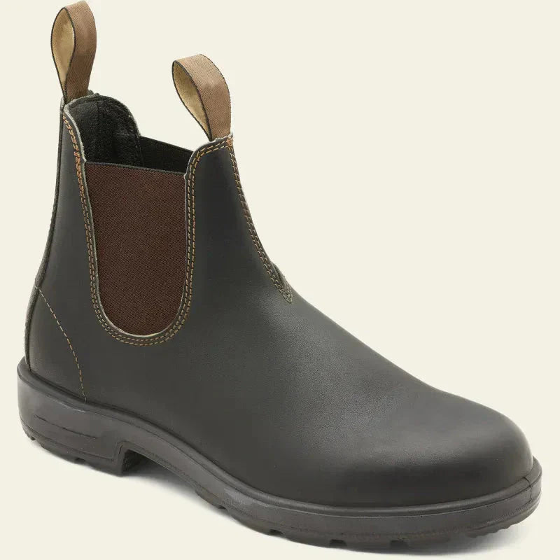 Men's Leather Ankle Boots Chelsea Slip On Style - Luxivelle