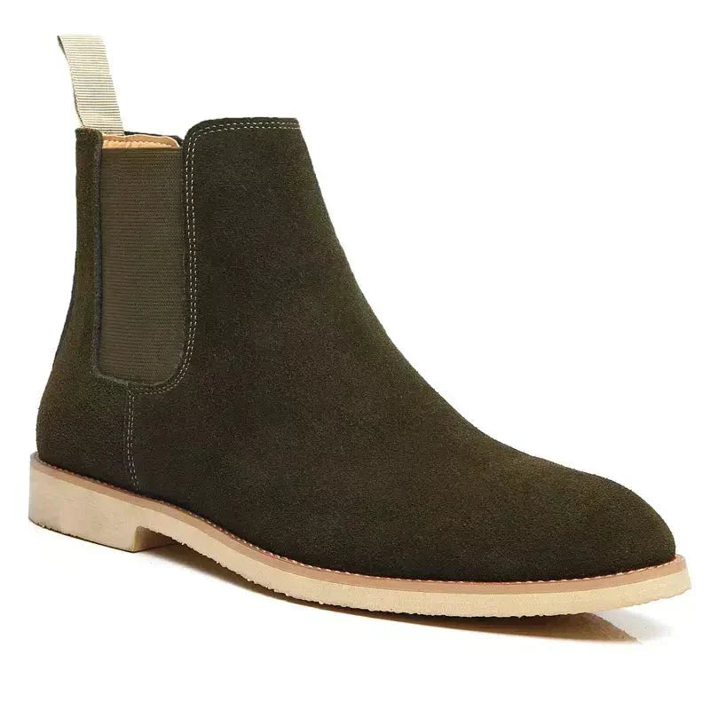 Men's Leather Ankle Work Boots | Traditional