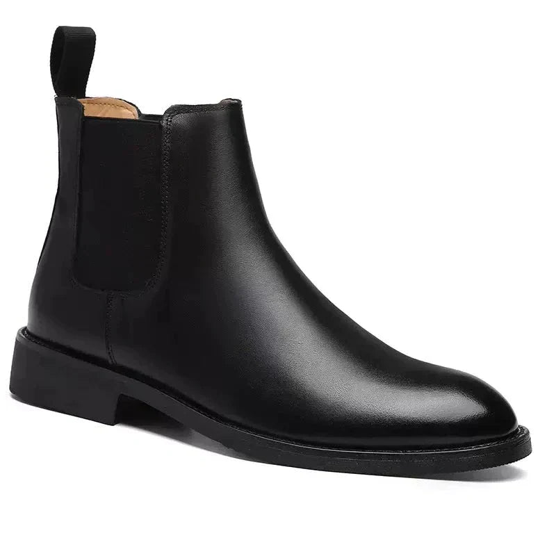 Men's Leather Ankle Work Boots | Traditional