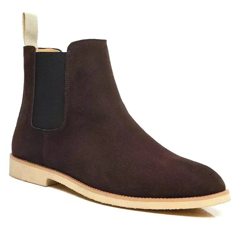 Men's Leather Ankle Work Boots | Traditional