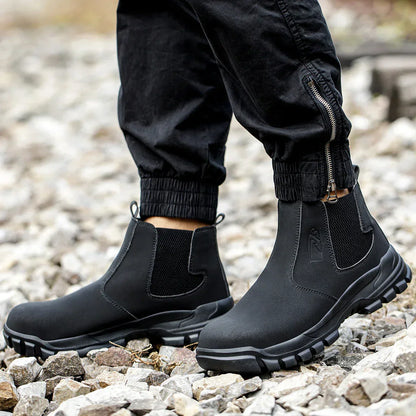 Tough Men's Chelsea Ankle Boots | Durable Work Shoes