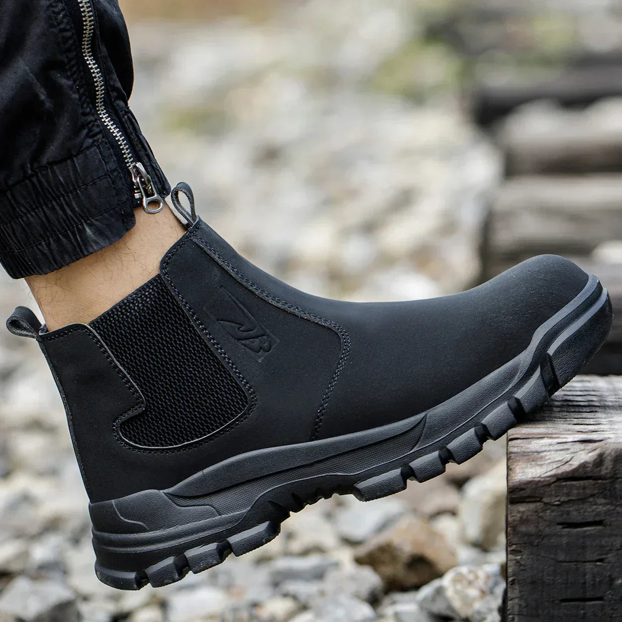 Tough Men's Chelsea Ankle Boots | Durable Work Shoes