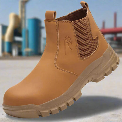Tough Men's Chelsea Ankle Boots | Durable Work Shoes - Luxivelle