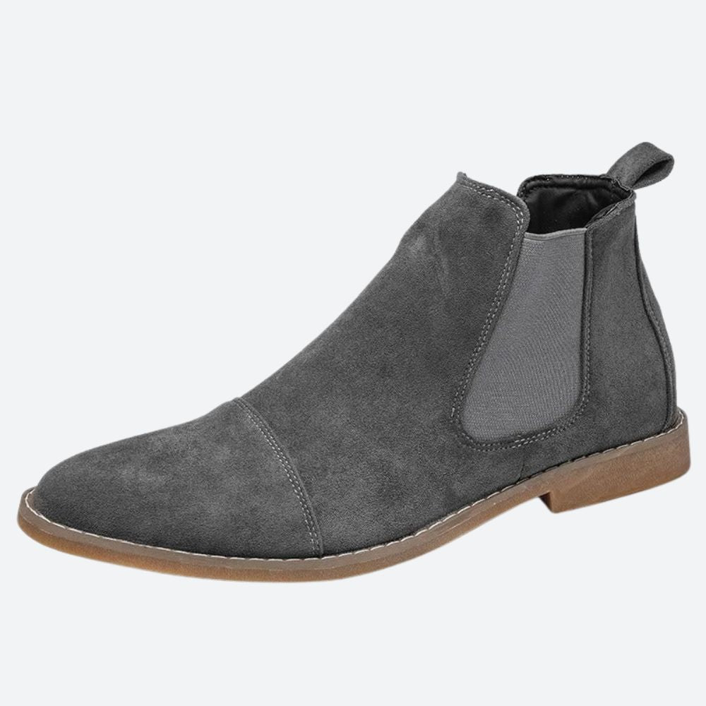 Men's Leather Chelsea Ankle Boots | Slip On