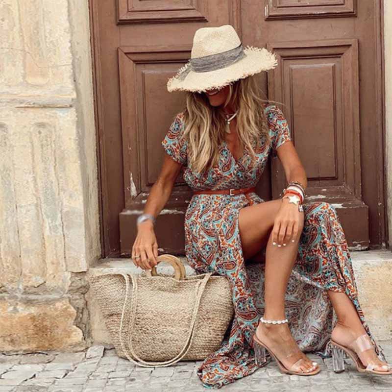Chic Flowy Maxi Sundress