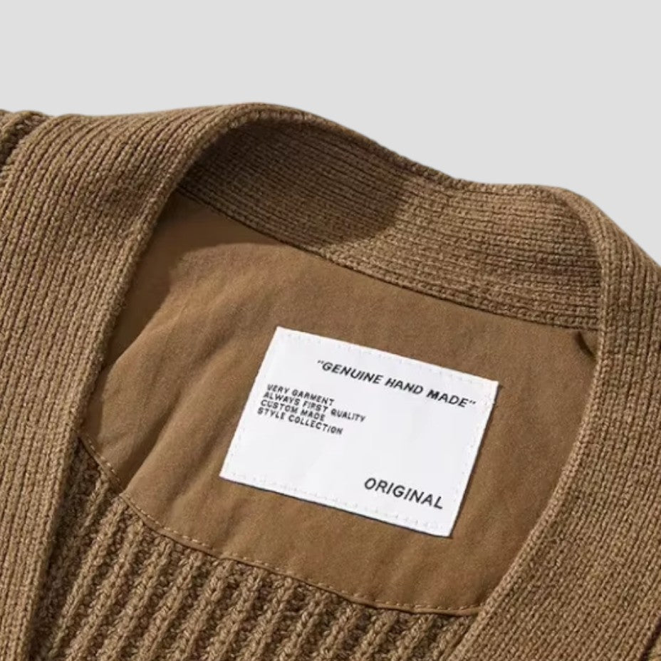 Merino Wool Cardigan For Men 6