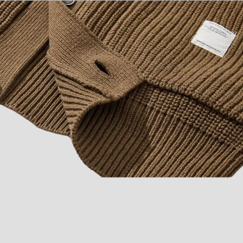 Merino Wool Cardigan For Men 7