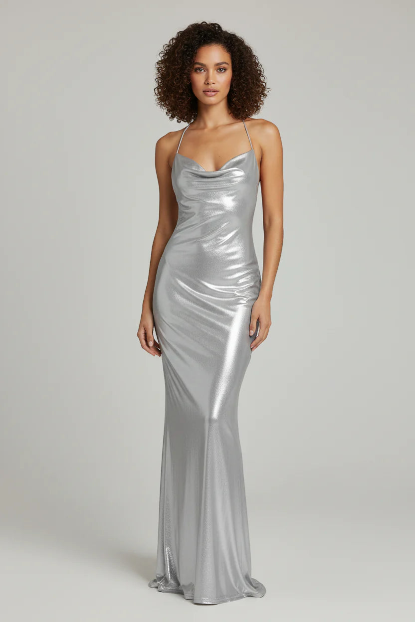 Beautiful Strapless Evening Gown Dress - Luxivelle
