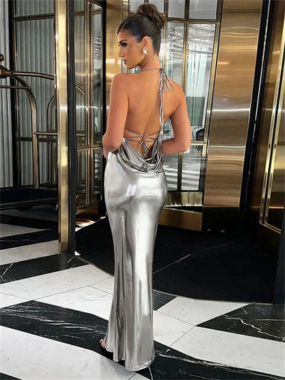 Beautiful Strapless Evening Gown Dress