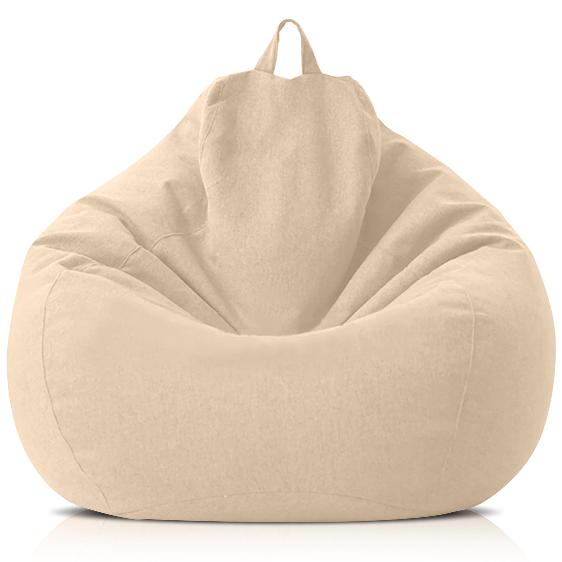 Plush Fabric Bean Bag Chair - Soft Comfortable Seating - Luxivelle