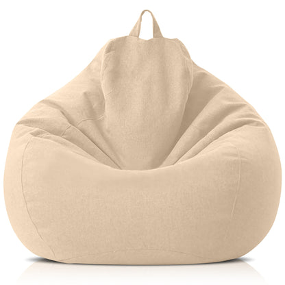 Plush Fabric Bean Bag Chair - Soft Comfortable Seating - Luxivelle
