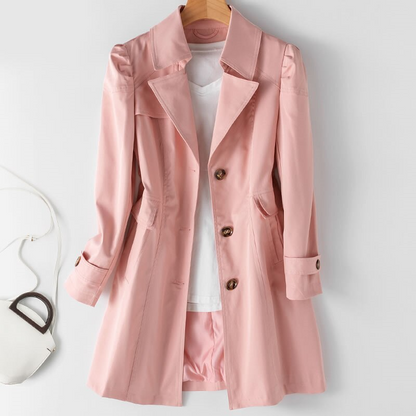 Classic Knee Length Women's Trench Coat