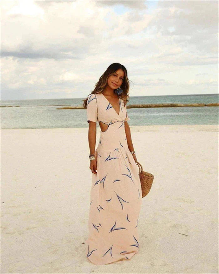 Sexy Low Cut Bodycon Waist Dress