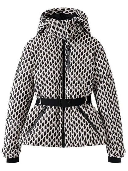 Milla | Fashionable ski jacket with belted waist