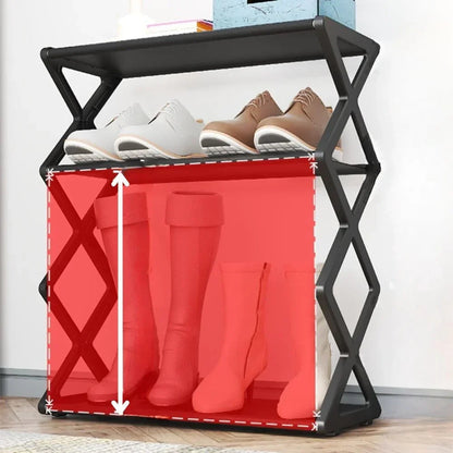 Space Saving 4 Tier Shoe Organizer