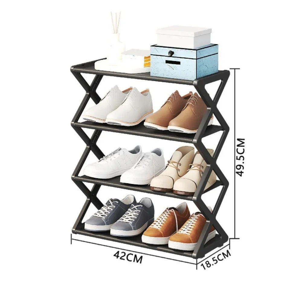Space Saving 4 Tier Shoe Organizer