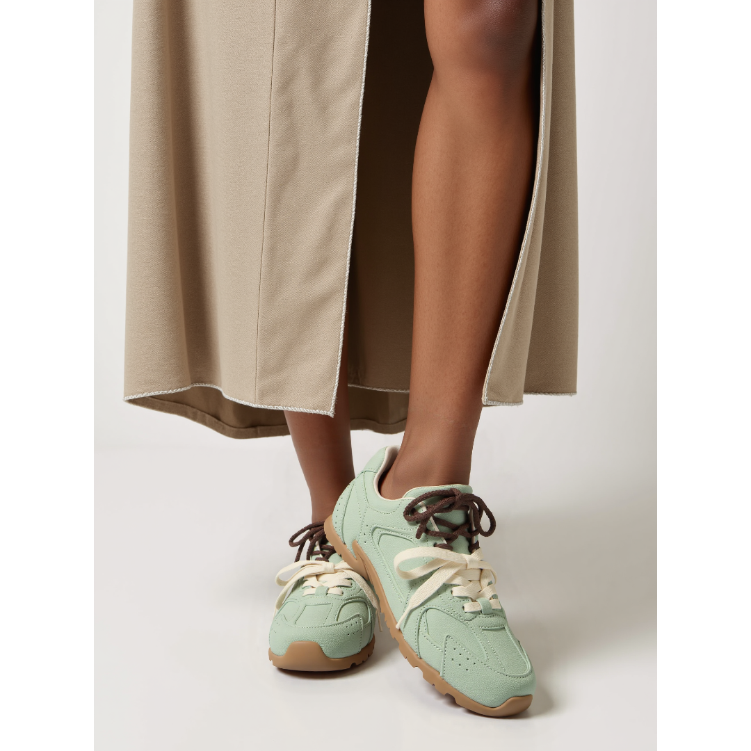 Classic Double Lace Suede Shoes