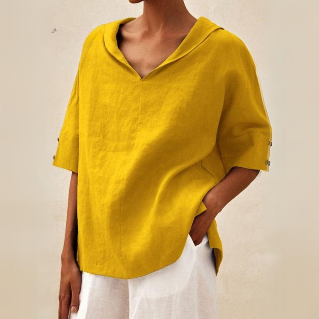 Relaxed Fit Womens Casual Blouse