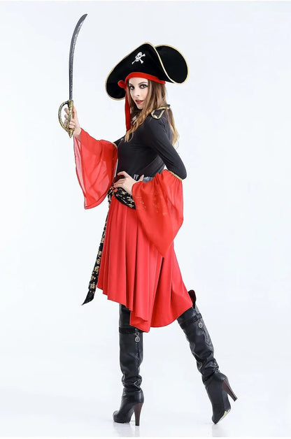 Monika | Pirate costume Midi dress