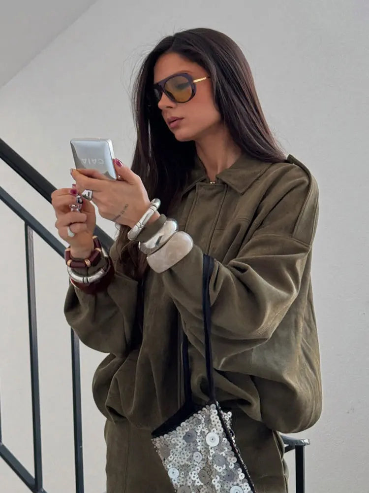 Monika | Vintage motorcycle transition jacket