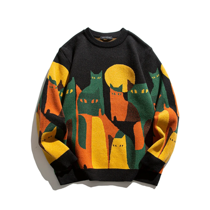 Samantha | Moonlit cat Sweater