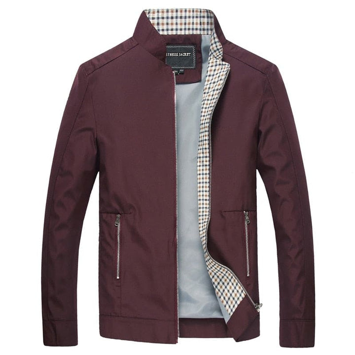 Waterproof Men's Zip Up Coat with Pockets