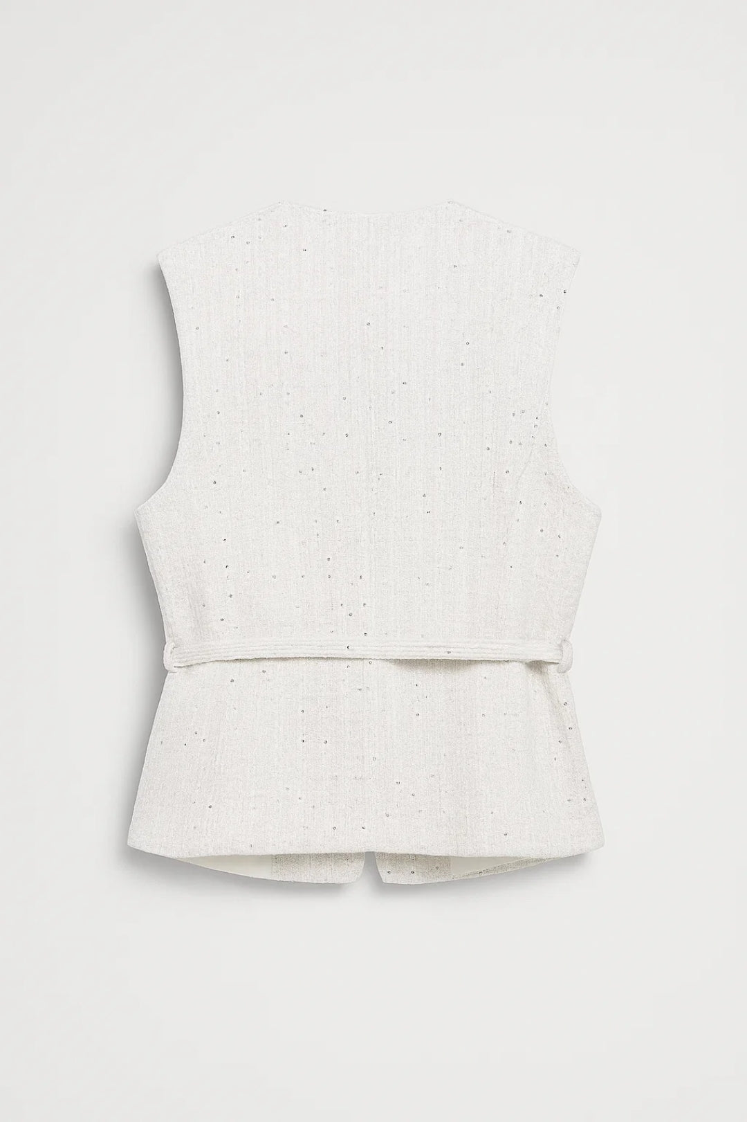 Elegant Fitted Waistcoat with Gold Buttons