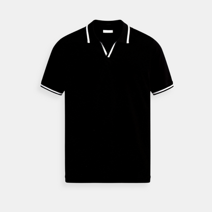 Classic Fit Short Sleeve Polo Shirt for Men