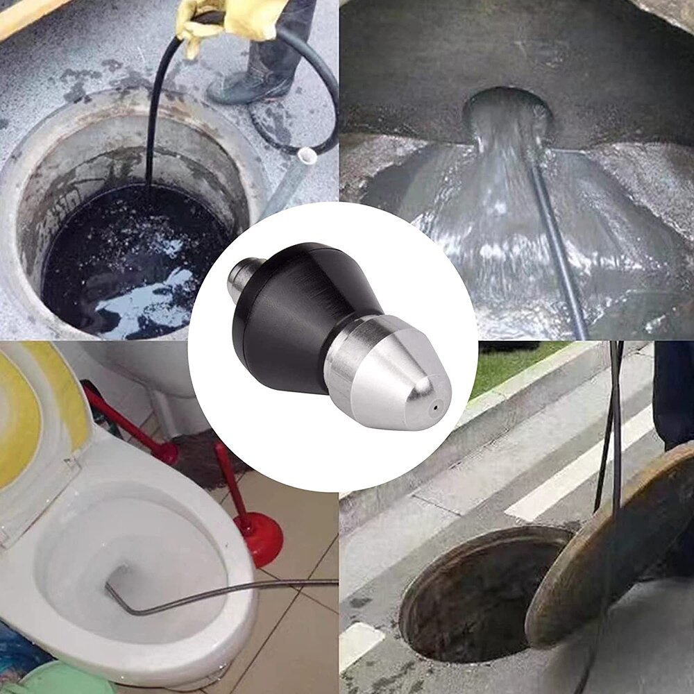 Powerful Sewer Jetting Nozzle – Heavy Duty Pipe Cleaner