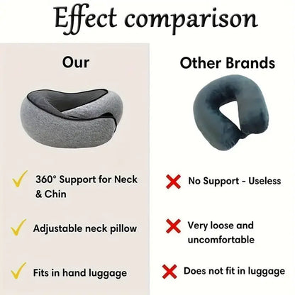 Comfortable U-Shaped Travel Neck Pillow Soft Support