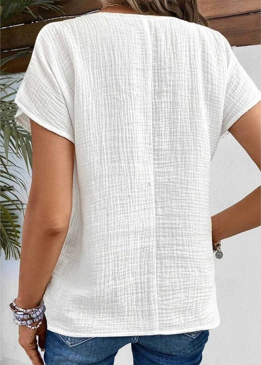 Elegant Summer Women's Top Blouse
