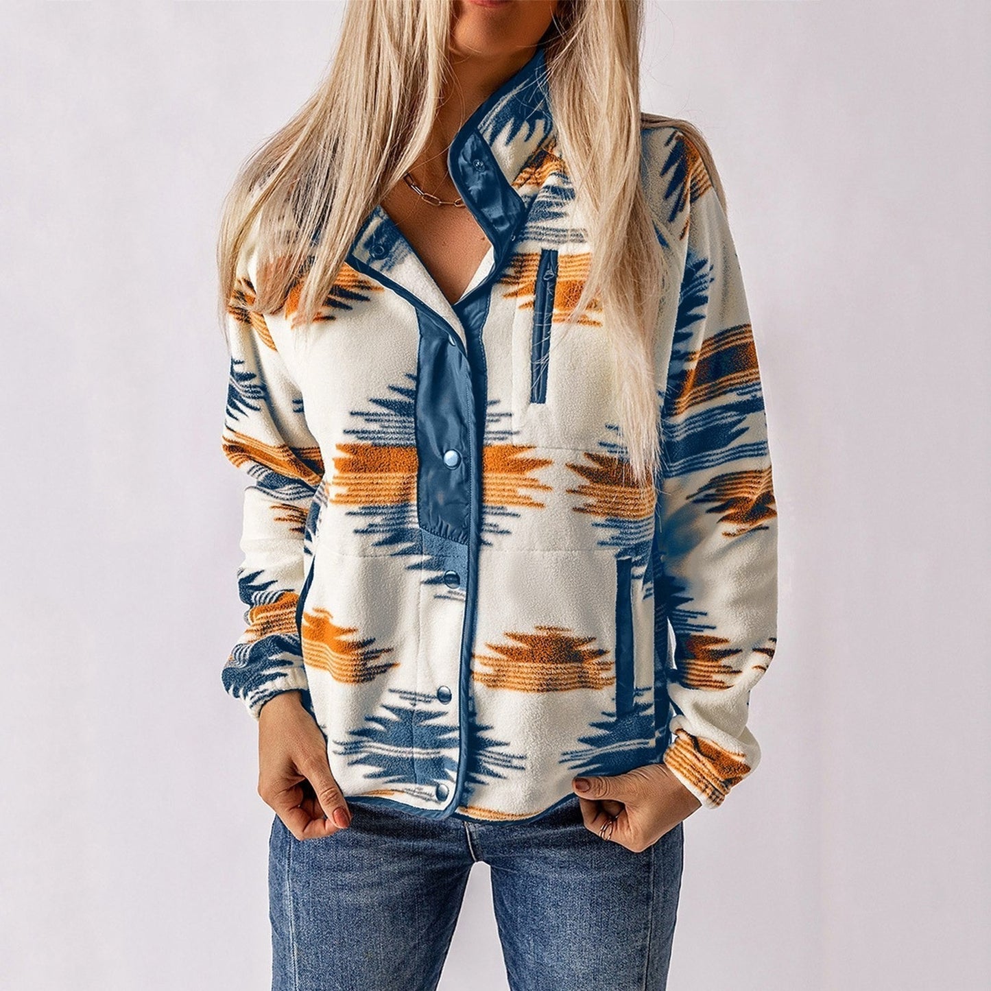 Soft Women's Fleece Jacket for Daily Wear - Luxivelle