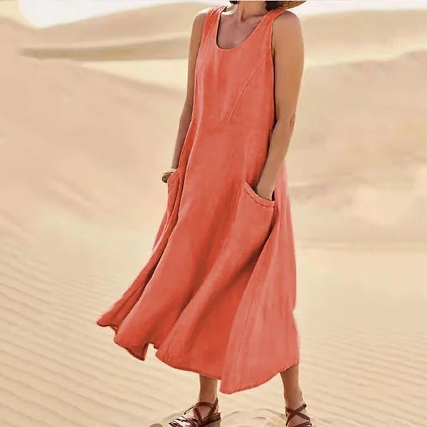 Natasha | Elegant & Casual Linen Dress 2