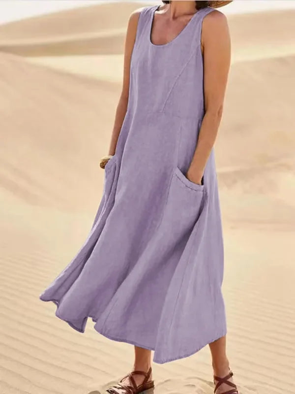 Natasha | Elegant & Casual Linen Dress 4
