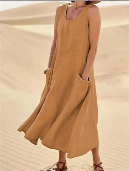 Natasha | Elegant & Casual Linen Dress 8