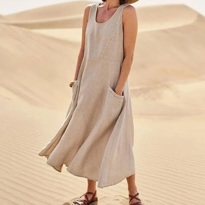 Natasha | Elegant & Casual Linen Dress 9