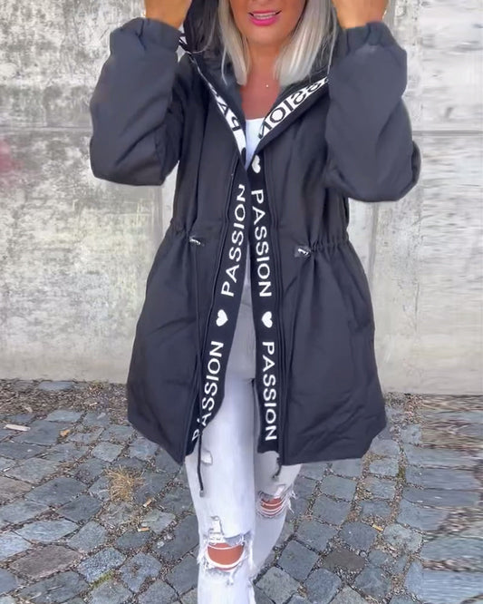 Timeless Zip Up Women's Coat - Luxivelle