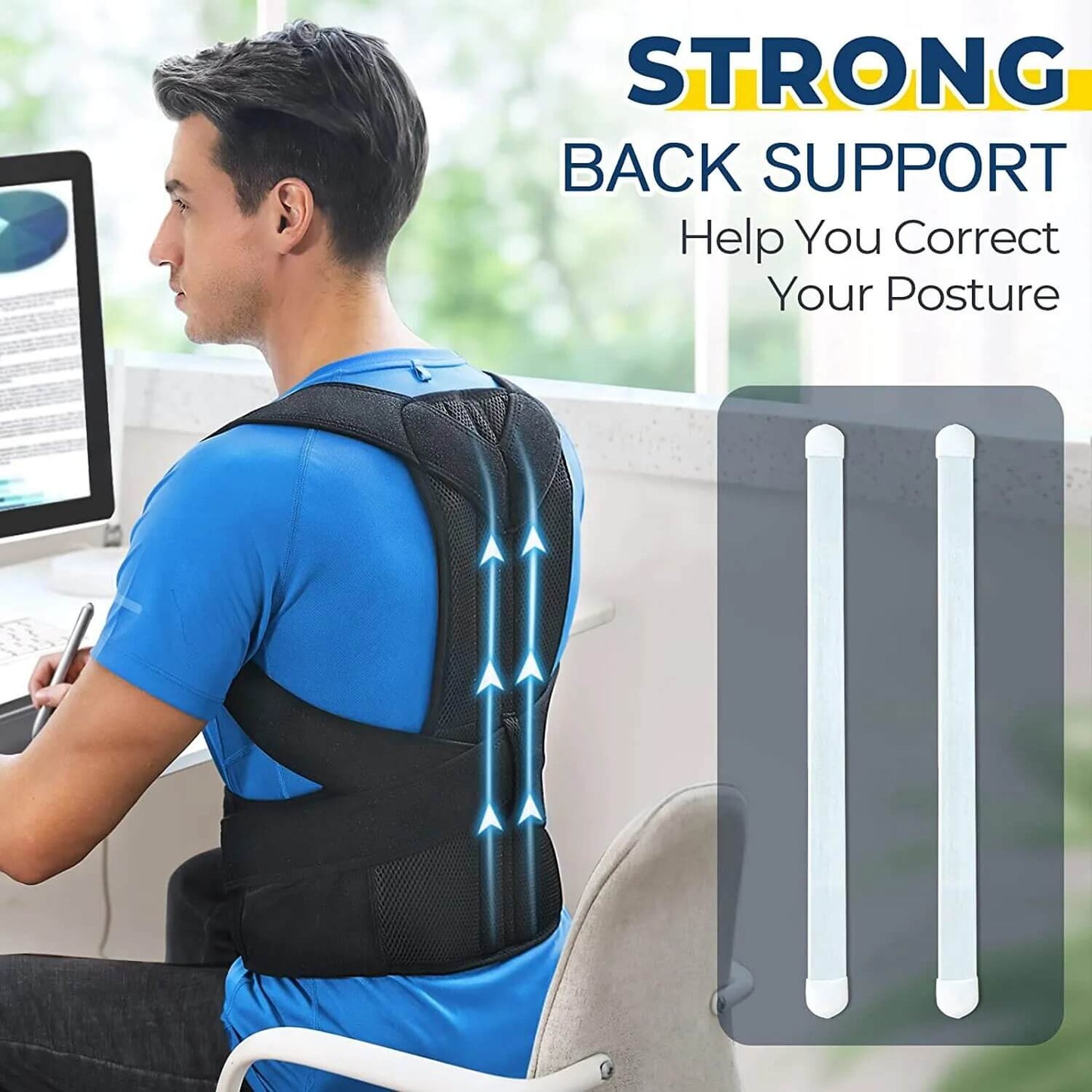 Comfortable Back Support Posture Corrector Brace